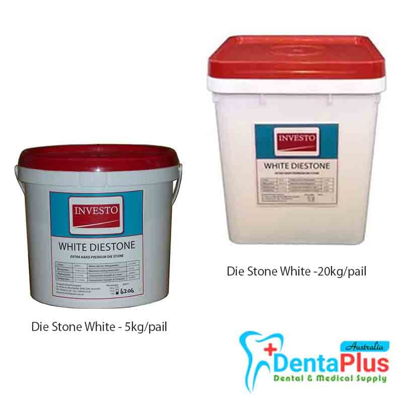 Ainsworth - Die Stone Pail - White, 5kg or 20kg