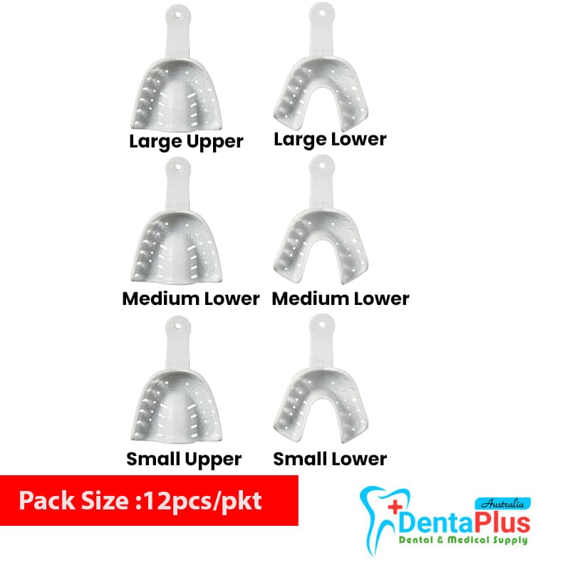 Unident Autoclavable Trays 12pcs/pkt