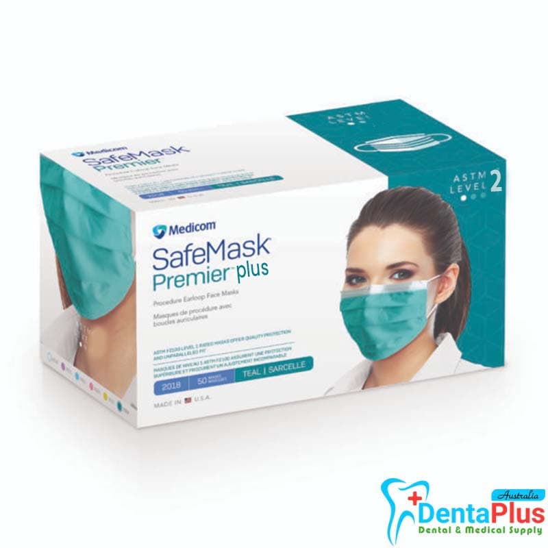 Medicom Face Musk Level -2 (Green) (50 Pcs/pkt)