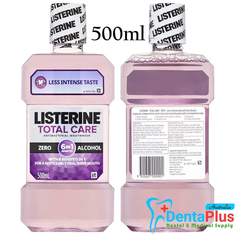 Listerine Total Care Zero Alcohol Mouthwash 500ml